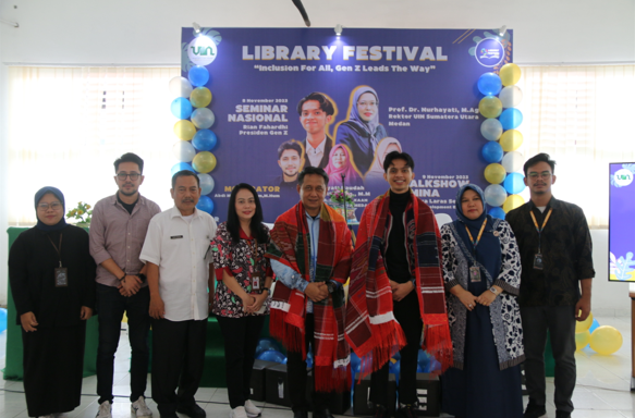 Library Festival 2023 “Inklusi Sosial untuk Peningkatan Taraf Hidup Masyarakat: Peran Gen-Z Mencapai Indonesia Emas 2045”